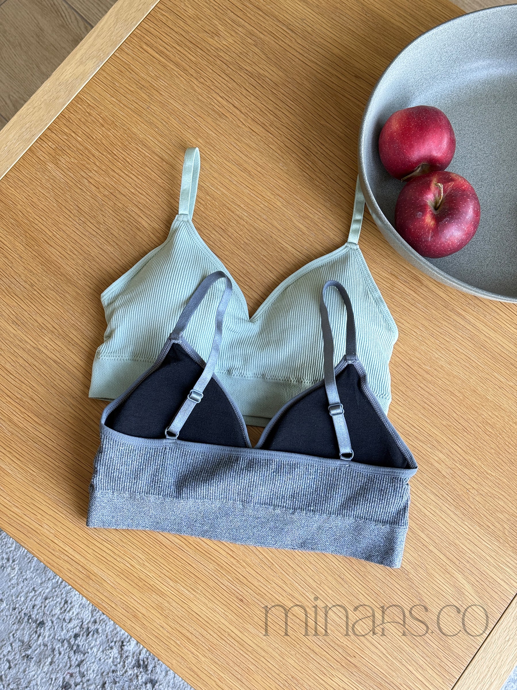 Сет топів у рубчик з широкою резинкою